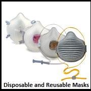 Disposable and Reusable Masks